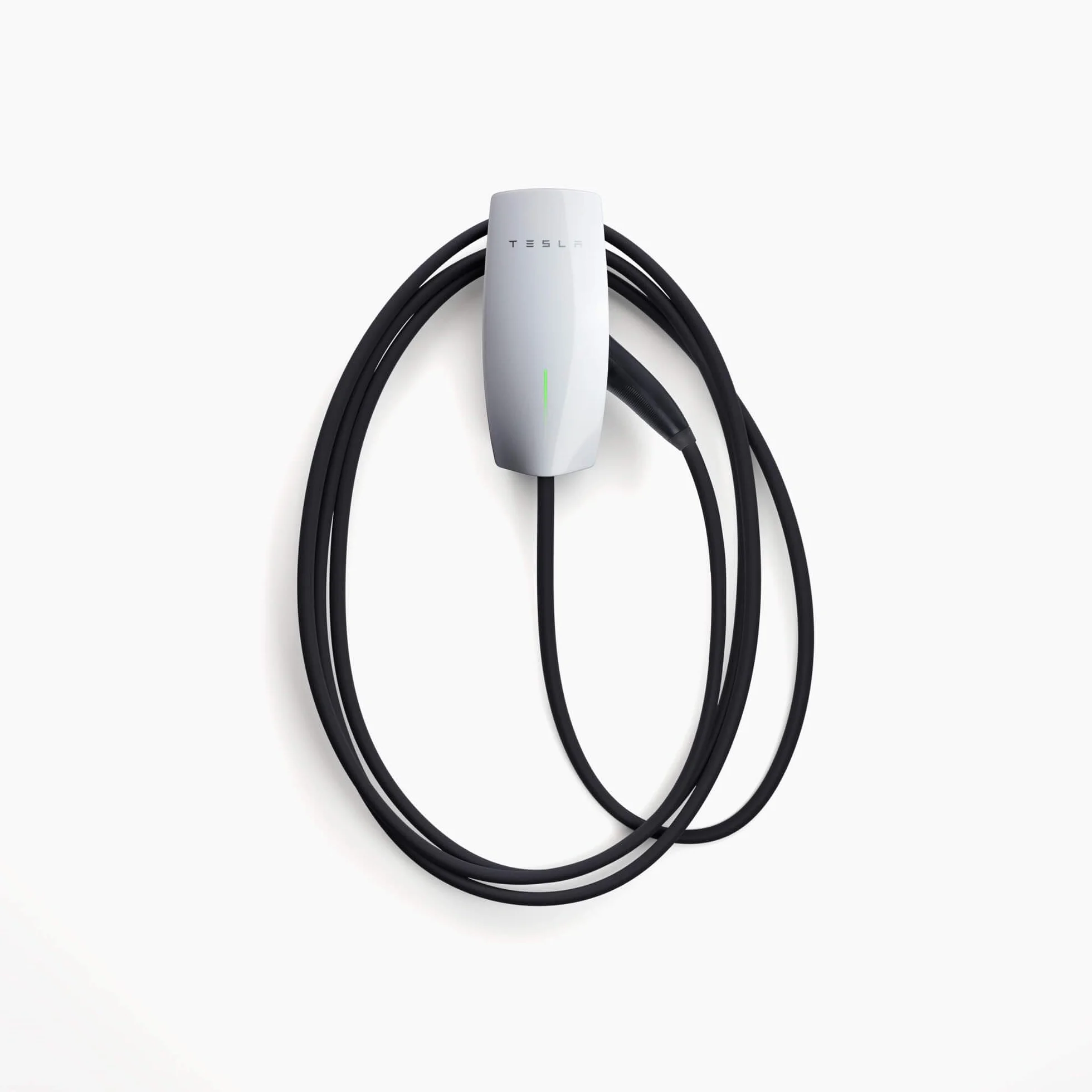 Tesla Connettore a Muro | Caricatore Universale | Tipo 2 | Fino a 22kW | Monofase e Trifase | Cavo da 7,3 m Incluso | Interno/Esterno